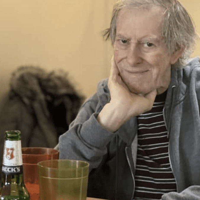 Care home residents in the pub