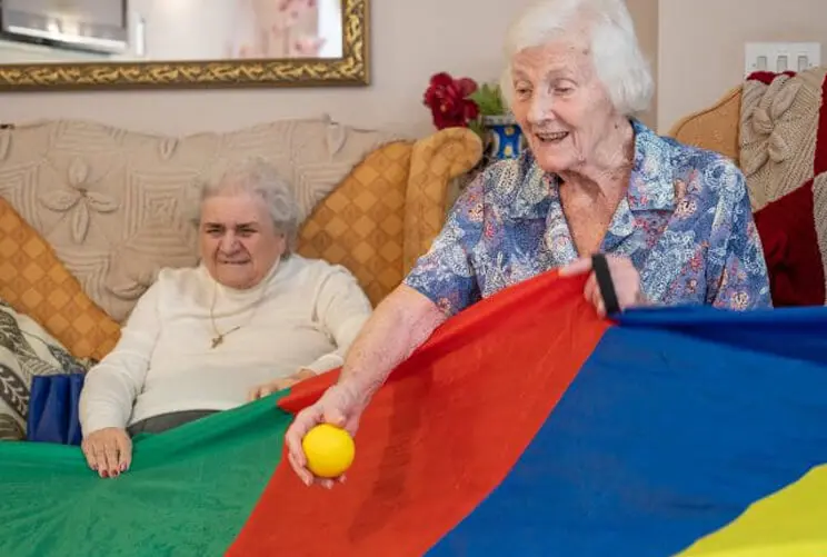 ACI Care | The Old Rectory | Residents engaging in an activity