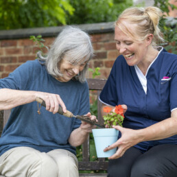 Horticulture Therapy for Residents | Our resident gardening