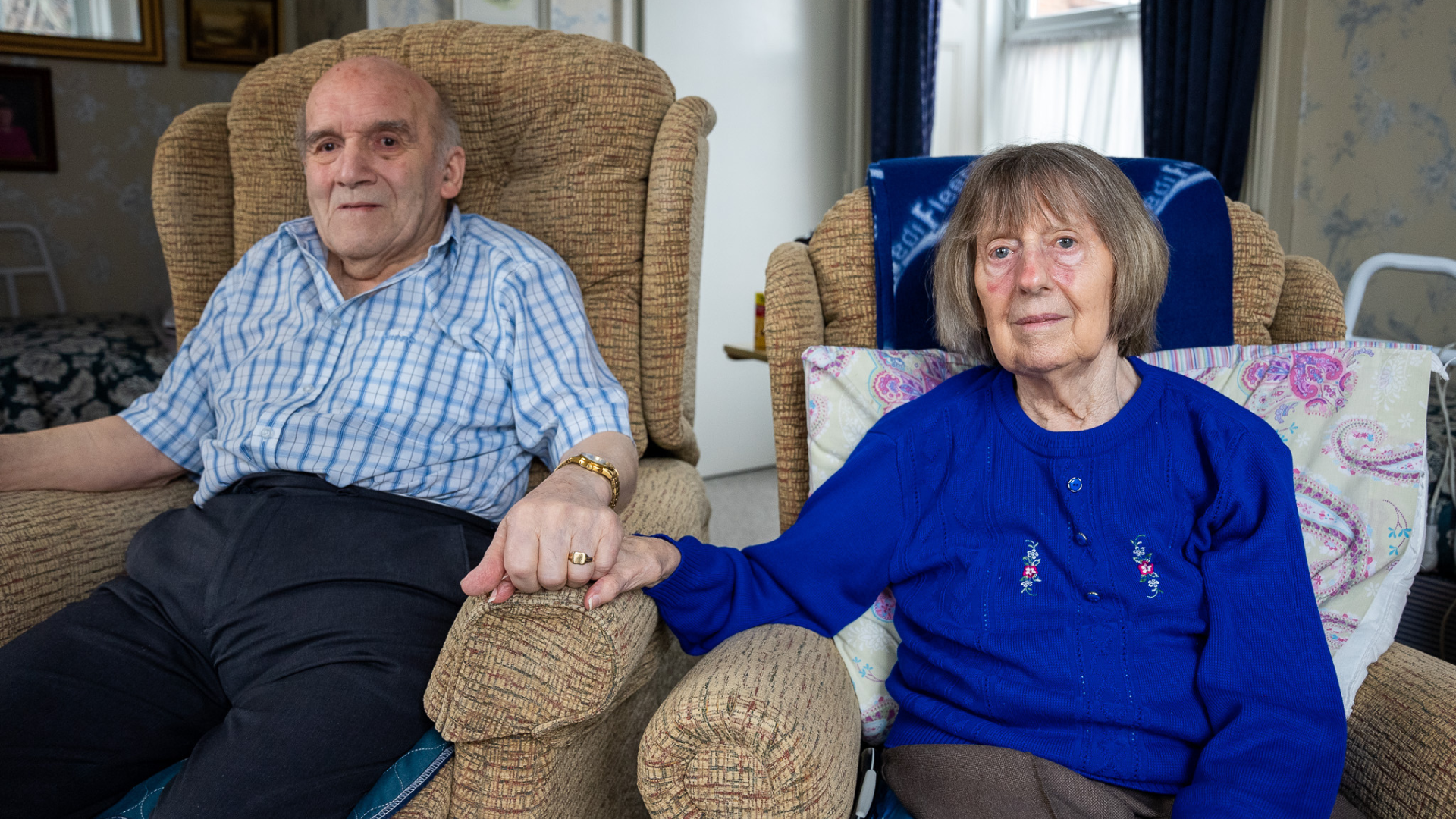 Don and Joan Care Home Residents