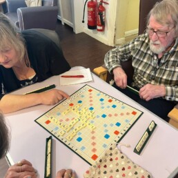 Mountside Care Home Residents Enjoy a Scrabble Showdown