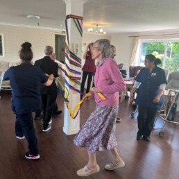 Mountside Care Home Residents Delight in May Day Festivities