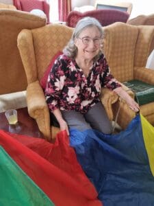 The Old Rectory Care Home Embraces Teamwork with Enthralling Parachute Game