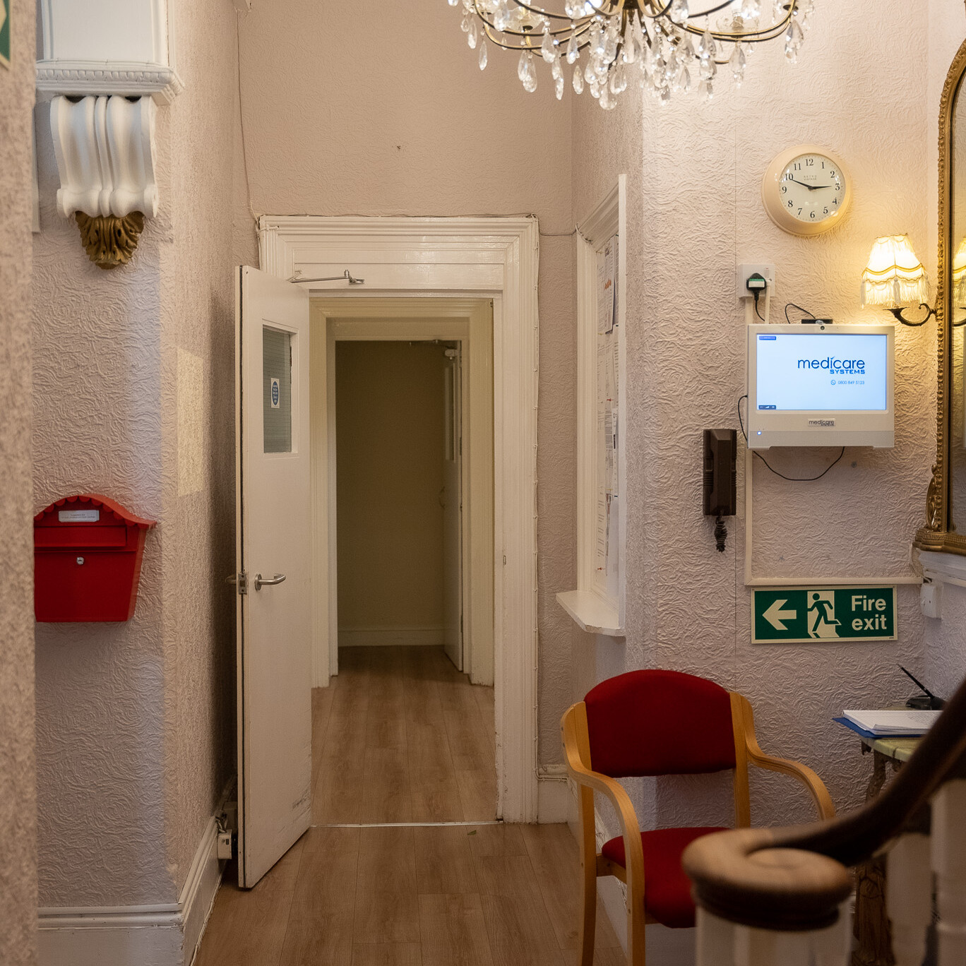 ACI Care | A view of the hallway at Mountside Care Home Hastings, offering a bright and welcoming atmosphere