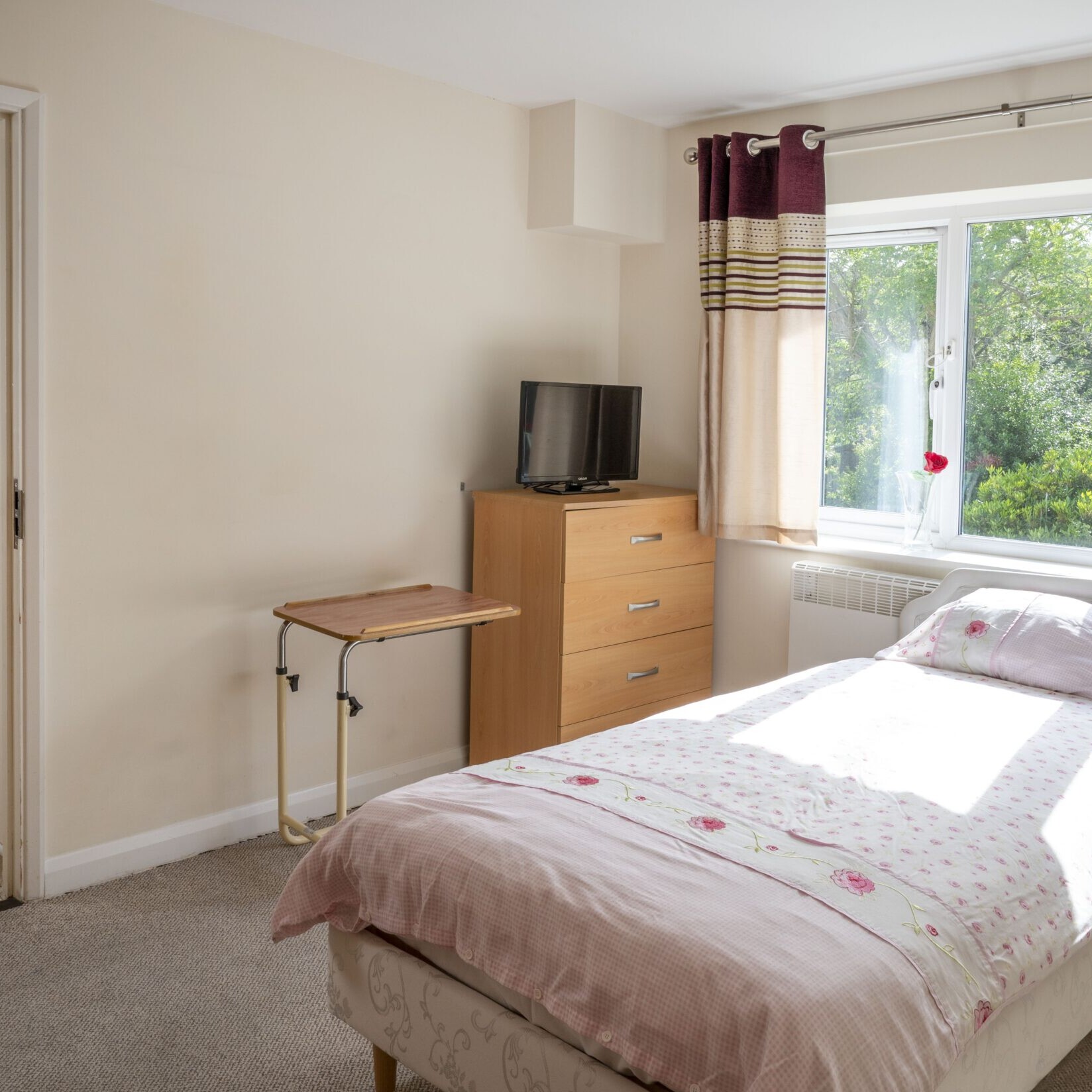 ACI Care | Sunlight streaming into a resident's room at Mountside Care Home Hastings, creating a warm and inviting atmosphere.