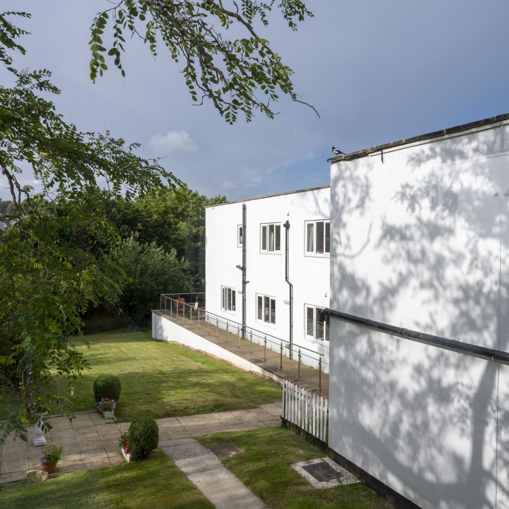 ACI Care | The back gardens at Mountside Care Home Hastings, providing a peaceful outdoor space for residents to enjoy